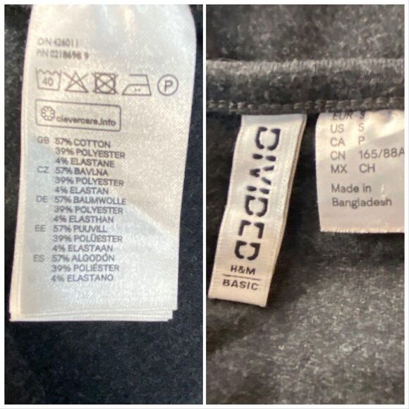 Divided Grey Strappy Sun Dress Fit & Flare Gray Knit Small - Picture 5 of 5